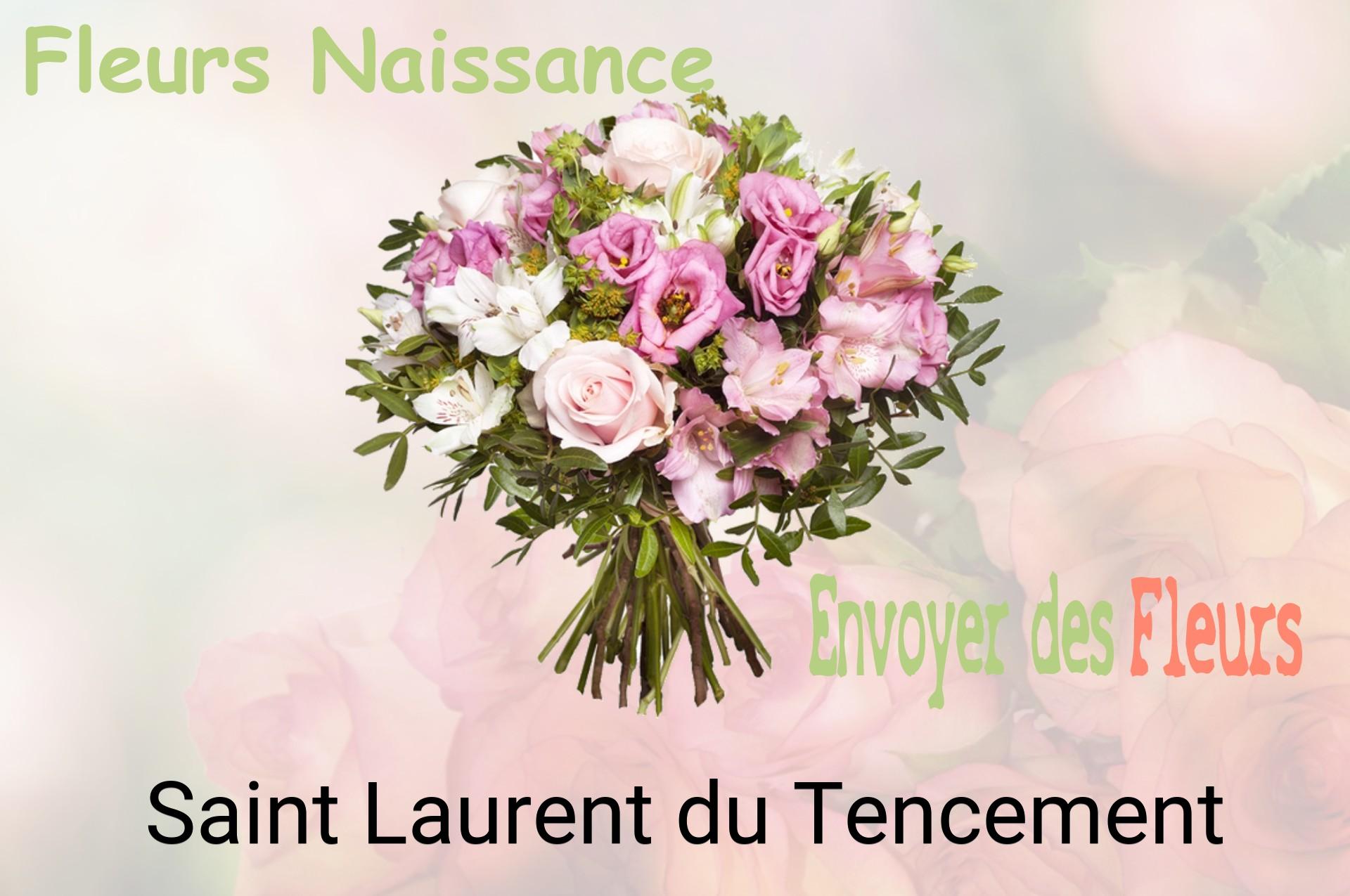 Bouquet de fleurs de naissance livré à Saint-Laurent-du-Tencement