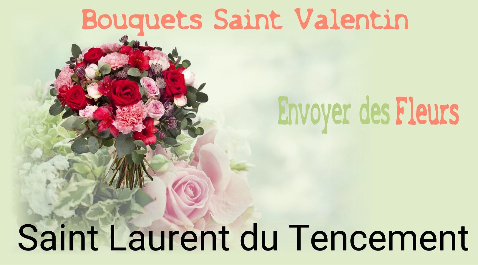 Roses de Saint-Valentin livrées à Saint-Laurent-du-Tencement